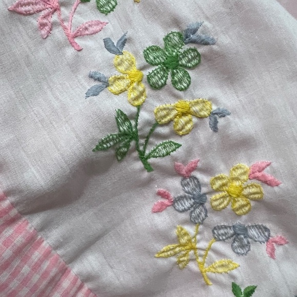 Girls vintage Embroidered Dress Easter - Picture 7 of 10